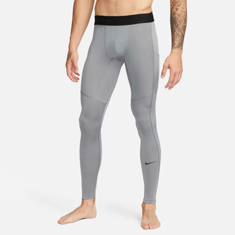 Nike Grey Men's Pro Dri-FIT Training Tights for Men | Best Price UAE